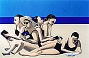Vrouwen op het Strand
